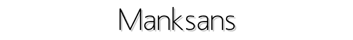 MankSans font