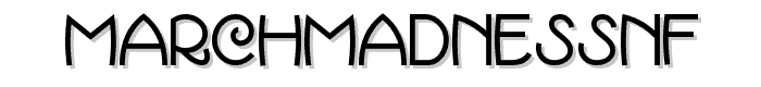 MarchMadnessNF font