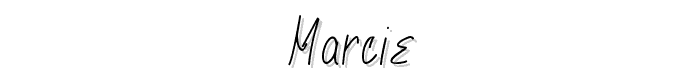 Marcie font