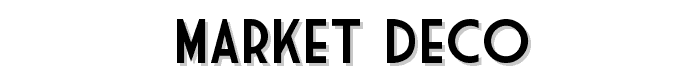 Market Deco font