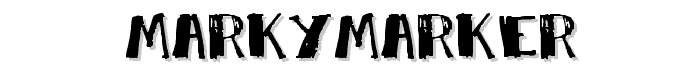 MarkyMarker font