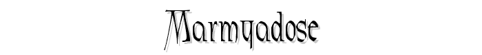 Marmyadose™ font