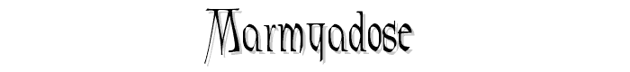 Marmyadose_ font