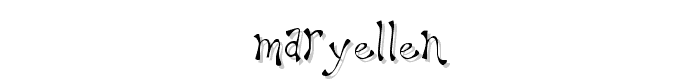 Maryellen font