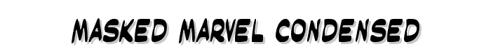 Masked Marvel Condensed font