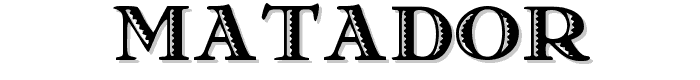 Matador font