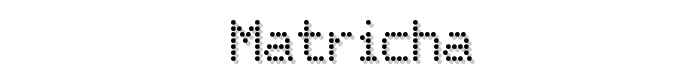Preview of Matricha font