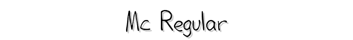 Mc Regular font