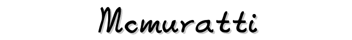 McMuratti font