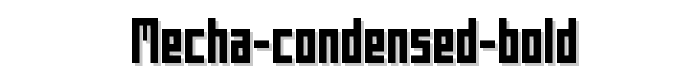 Mecha Condensed Bold font