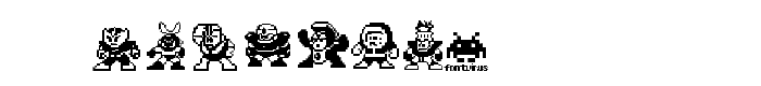 MegaMan2 Villanz font