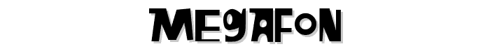 Megafon font