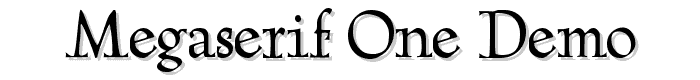 Megaserif%20One%20Demo font