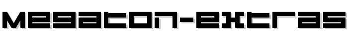 Megaton Extras font