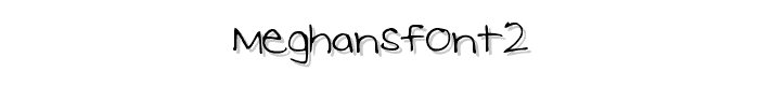 MeghansFont2 font