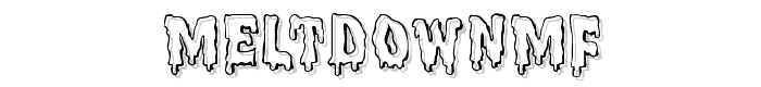 MeltdownMF font