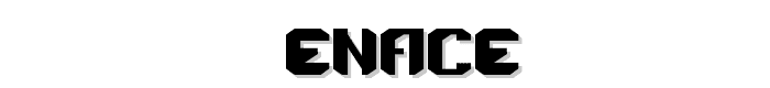 Menace font