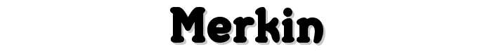 Merkin font