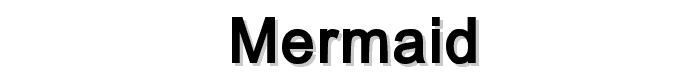 Mermaid font