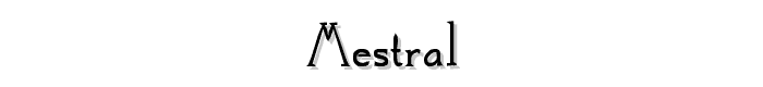 Mestral font