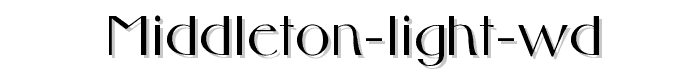 Middleton%20Light%20Wd font