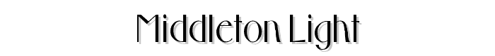 Middleton-Light font