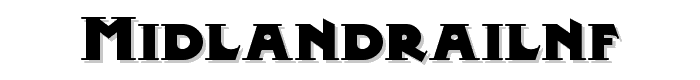 MidlandRailNF font