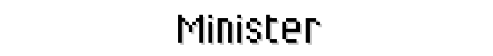 MiniSter font