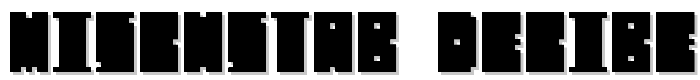 Mischstab Decibel Repulse font