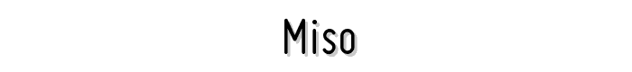 Miso font