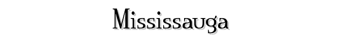 Mississauga font