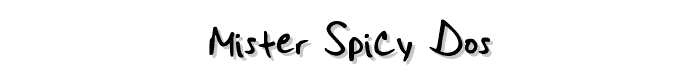 Mister%20Spicy%20Dos font