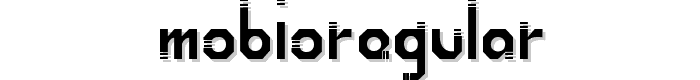 MobioRegular font