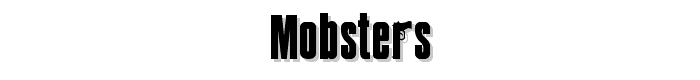 Mobsters font