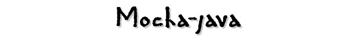 Mocha%20Java font