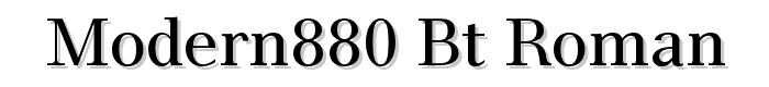 Modern880%20BT%20Roman font