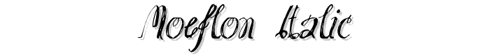 Moeflon%20Italic font