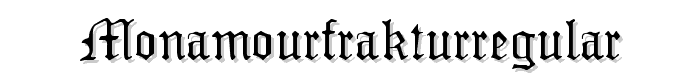 MonAmourFrakturRegular font