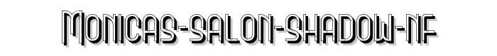 Monicas Salon Shadow NF font