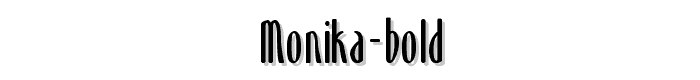 Monika Bold font