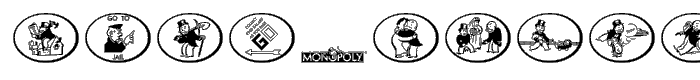 Monopolybats font