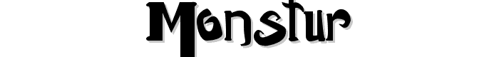 Monstur font