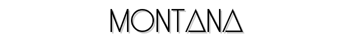 Montana font