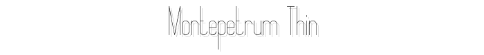 Montepetrum%20Thin font