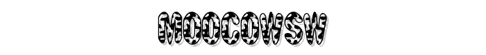 MooCowSW font