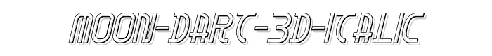 Moon%20Dart%203D%20Italic font