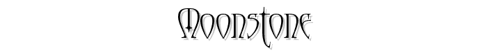 Moonstone font