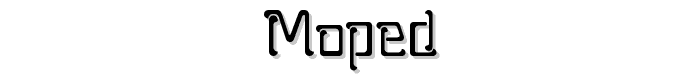 Moped font