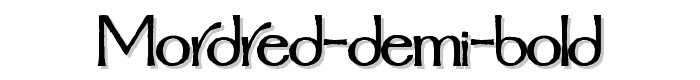 Mordred%20Demi%20Bold font