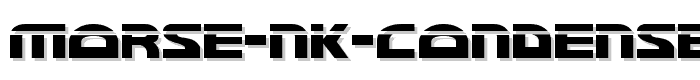 Morse NK Condensed Laser font